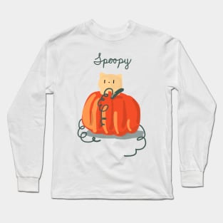 Spoopy Cat Long Sleeve T-Shirt